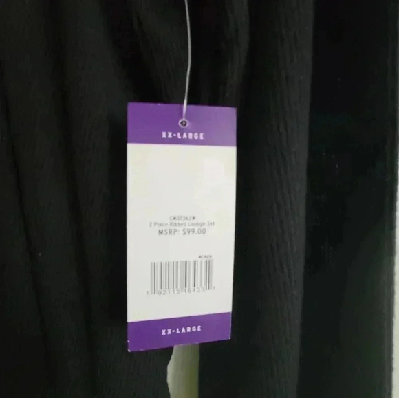 BB DAKOTA BLACK LOUNGE TOP XX-LARGE CM37362W - Picture 3 of 6